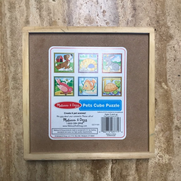 Melissa & Doug | Pets Cube Puzzle - Picture 5 of 6